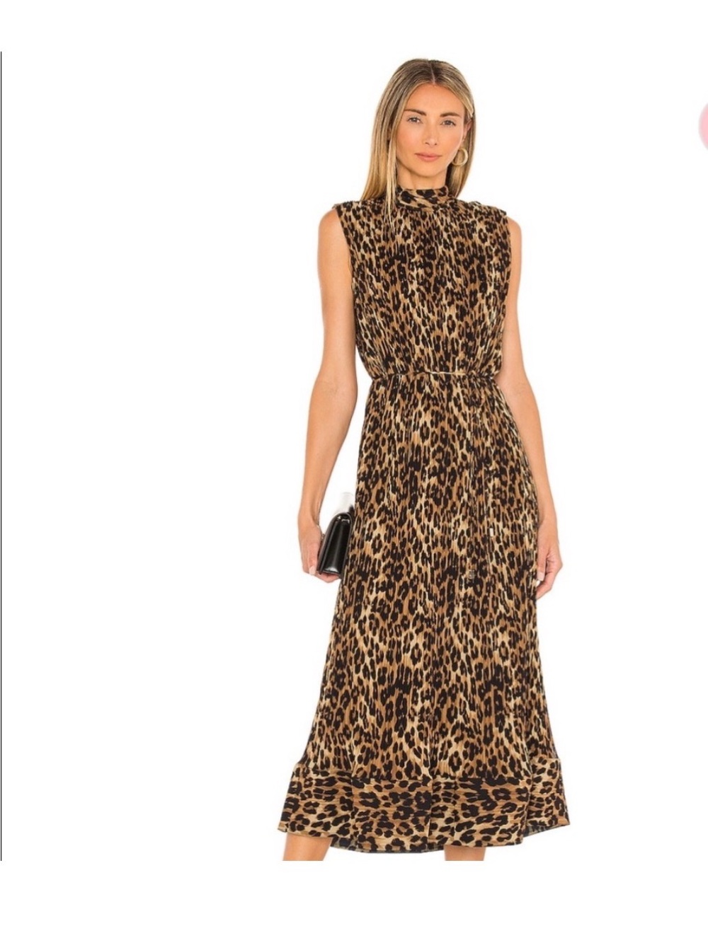 Milly Melina Leopard Pleated Dress marked $450! Size 10 NWT!